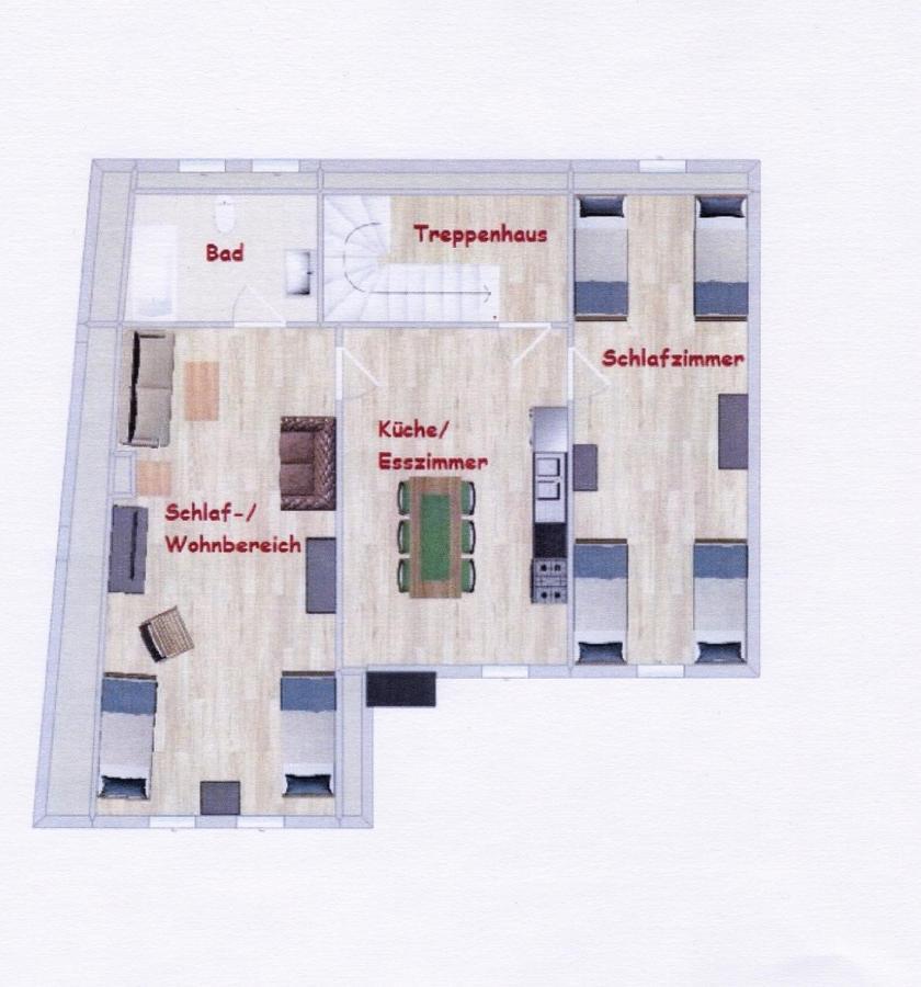 Das Altstadthaus Volkach Luaran gambar